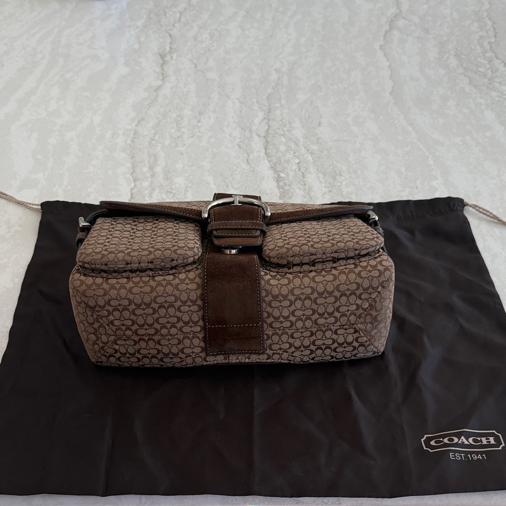 Coach Tan and Brown purse